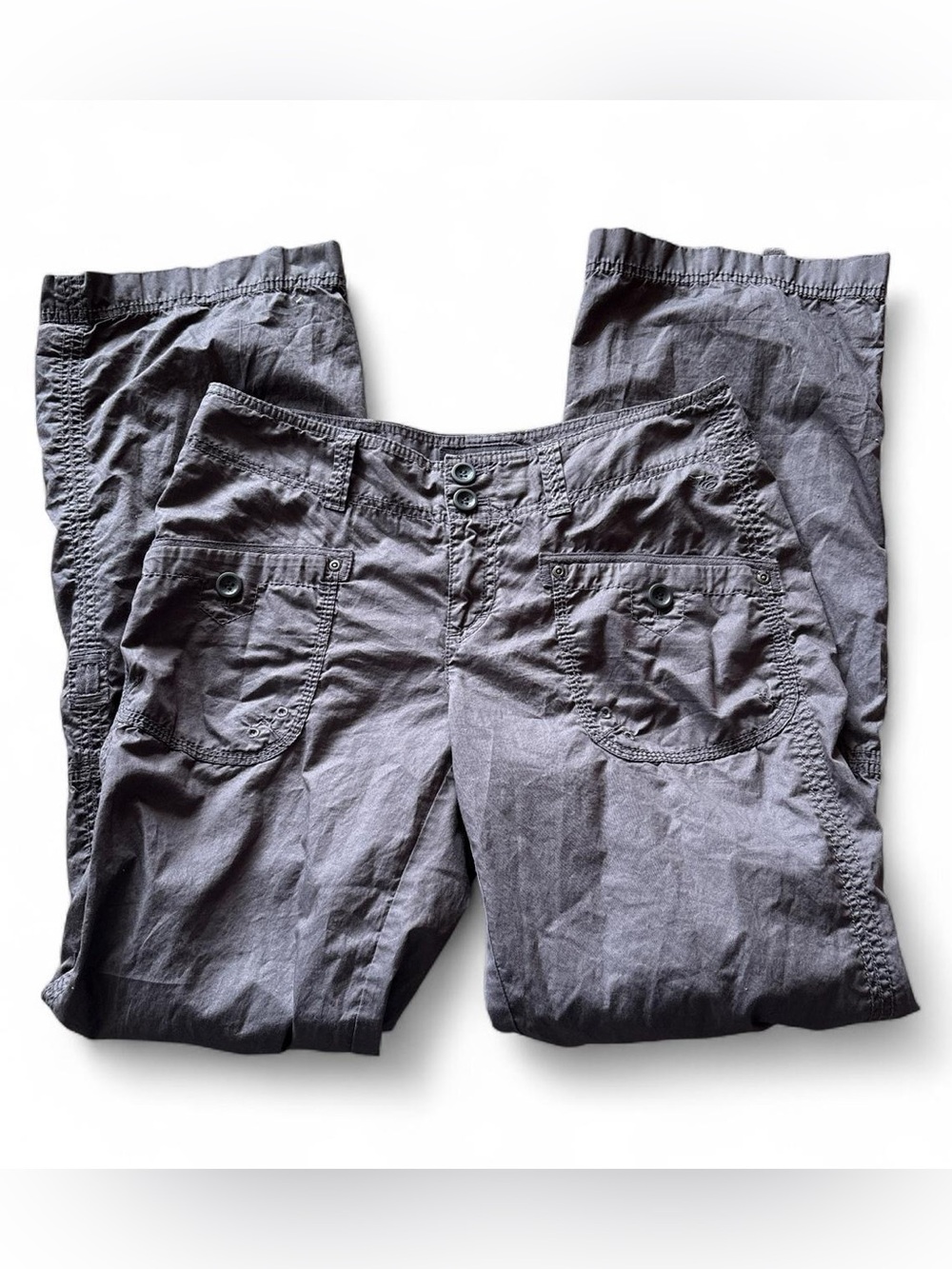 Y2K Espirit Lowrise Grey Women's Cargo Pants